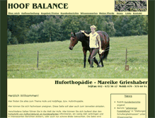 Tablet Screenshot of barhufpflege.com